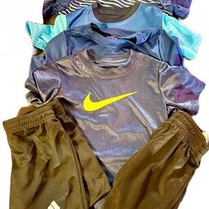 Boys Size 7 Athletic Wear Bundle, Shirts, shorts and hoodie
